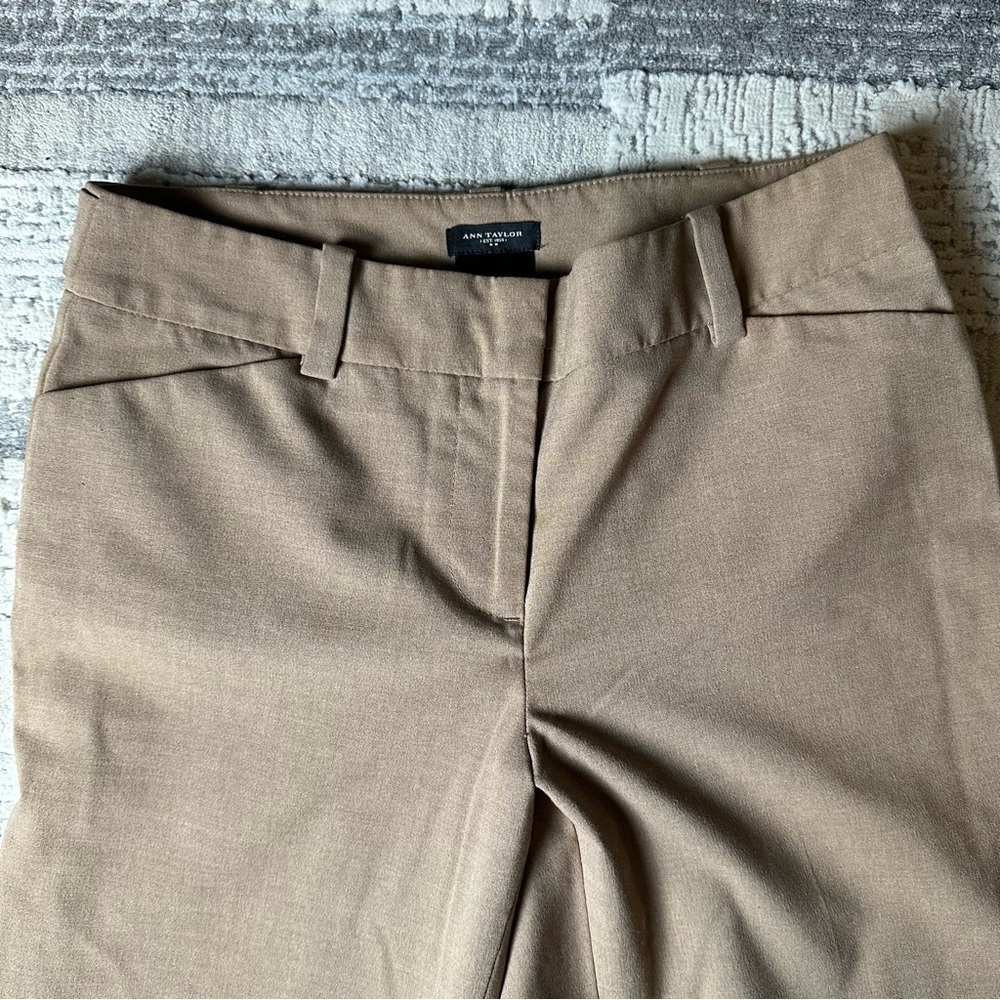Ann Taylor Signature Khaki Dress Pants Women’s Size 0 Classic Fit - Picture 4 of 6